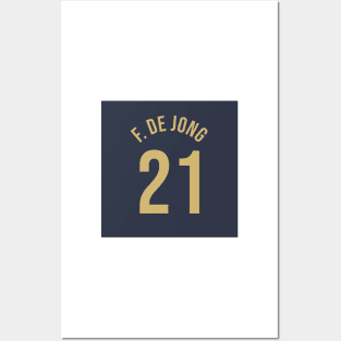 F.De Jong 21 Home Kit - 22/23 Season Posters and Art